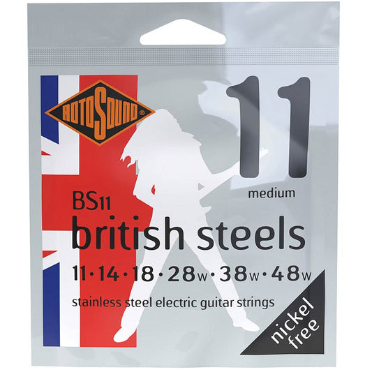 Rotosound Electric Guitar String Set Stainless Steel 11-48 BS11