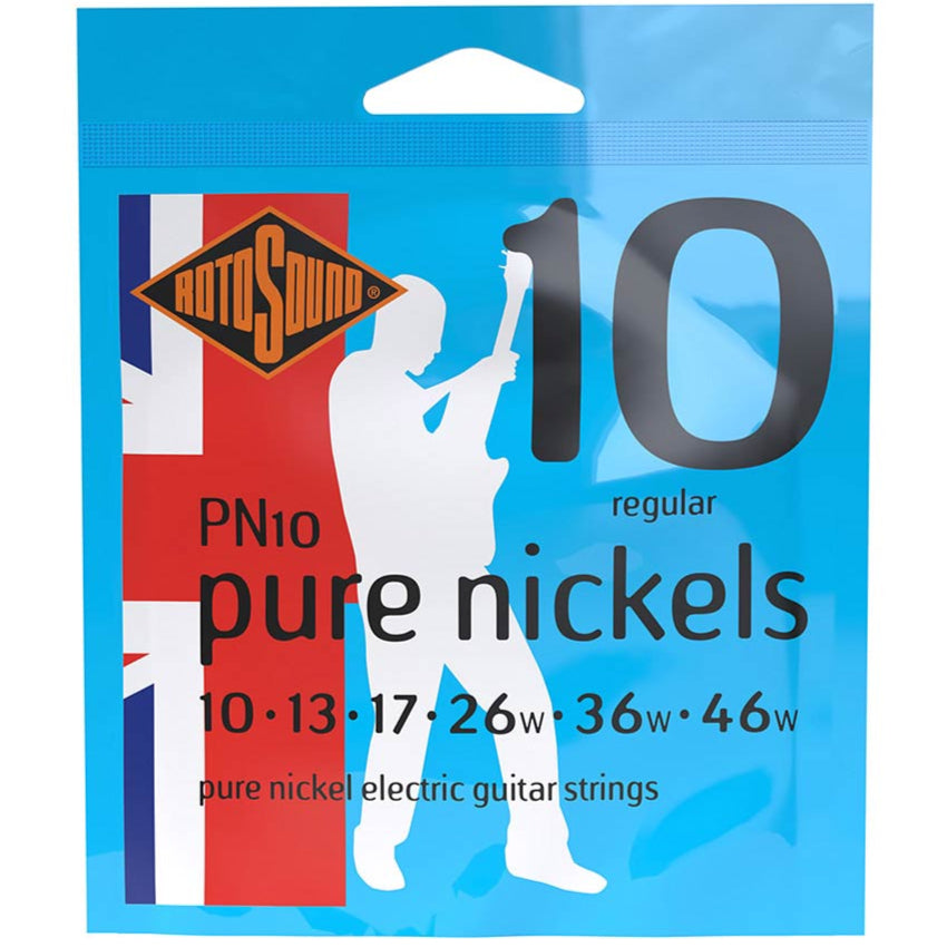 Rotosound Pure Nickel Electric Guitar String Set 10-46 PN10