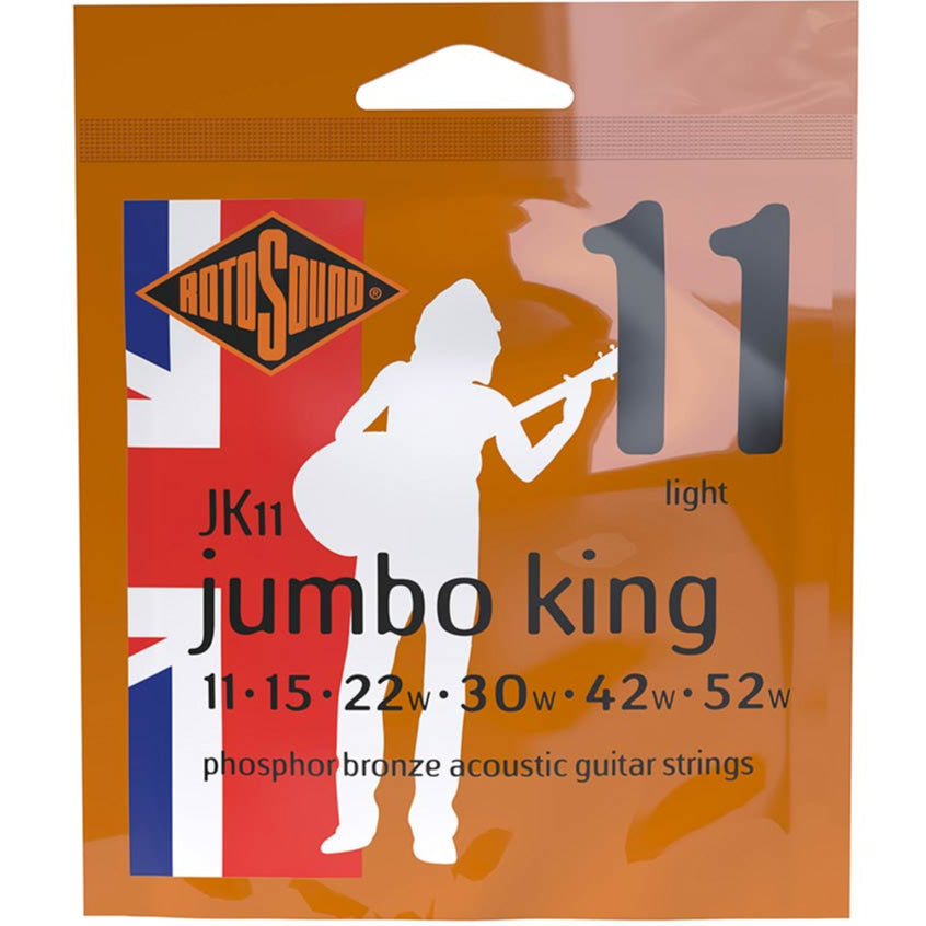 Rotosound Acoustic Guitar Strings 11-52 Phosphor Bronze JK11