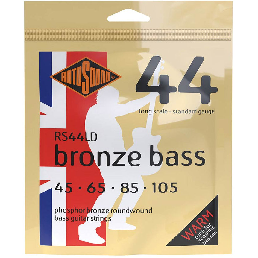 Rotosound Bronze Acoustic Bass Guitar String Set 45-105 RS44LD