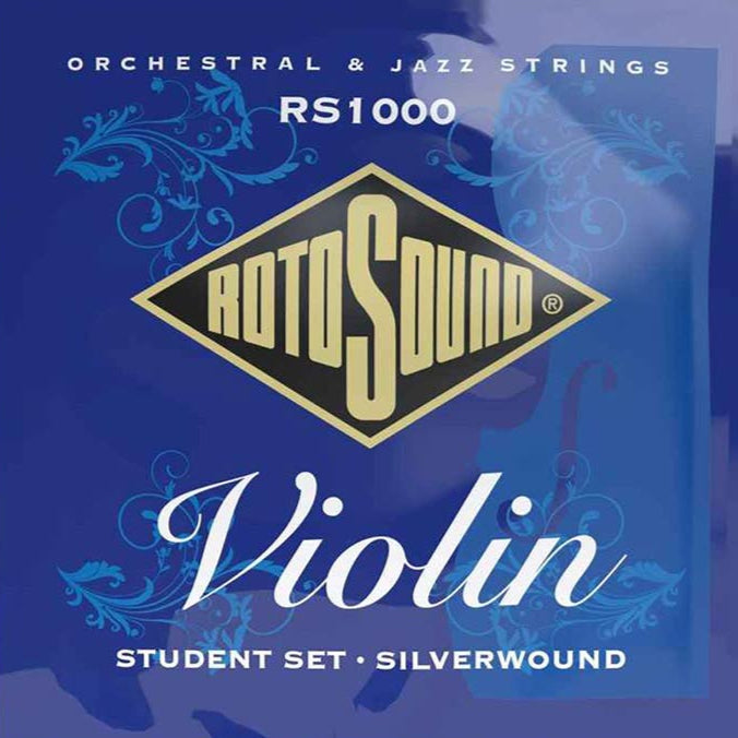 Rotosound Studnent Violin Strings 4/4 Silver Wound Set RS1000
