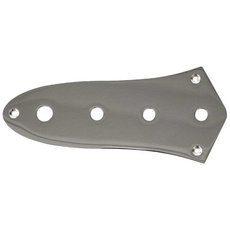 Control Plate for Jazz Bass Guitar Chrome