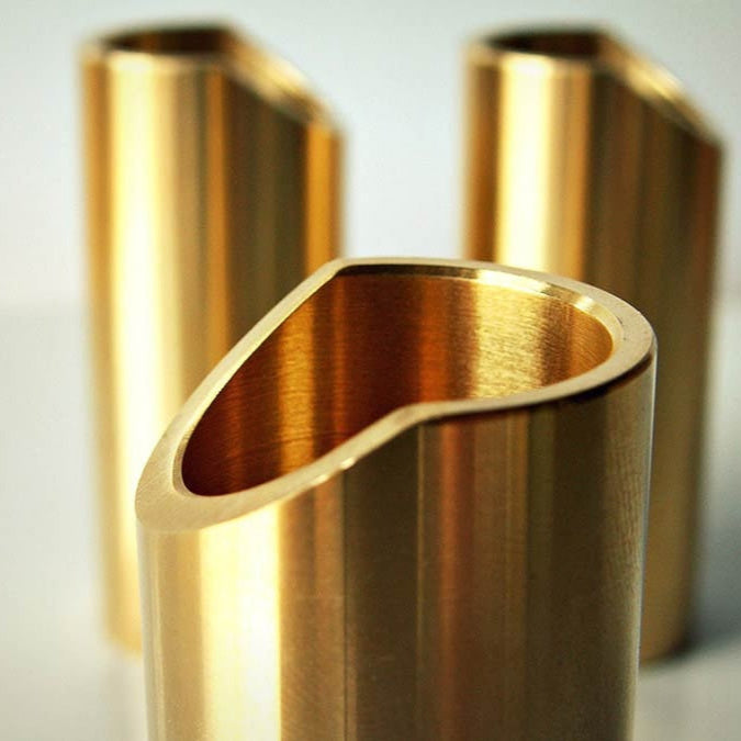 Rock Guitar Slide Polished Brass Extra Large