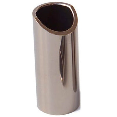 Rock Guitar Slide Polished Nickel Plated Brass - Large