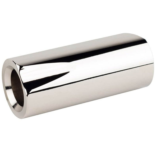 Rock Guitar Slide Polished Nickel Plated Brass - Large
