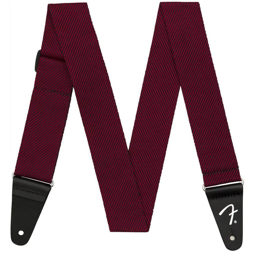 Fender Luxury Modern Tweed Guitar Strap Red & Black