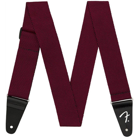 Fender Luxury Modern Tweed Guitar Strap Red & Black