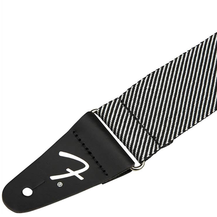 Fender Luxury Modern Tweed Guitar Strap White & Black