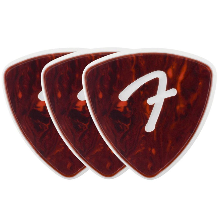 Fender F-Grip Guitar Pick Set 346 Shape Plectrums 3-Pack