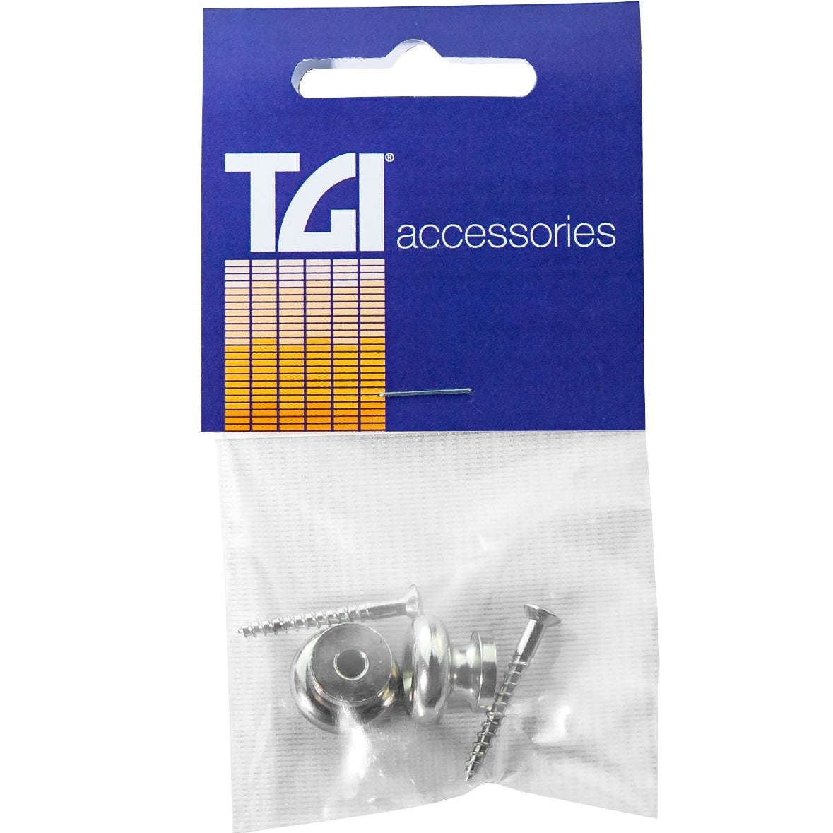 TGI Guitar Strap Button End Pin Nickel Pack of 2