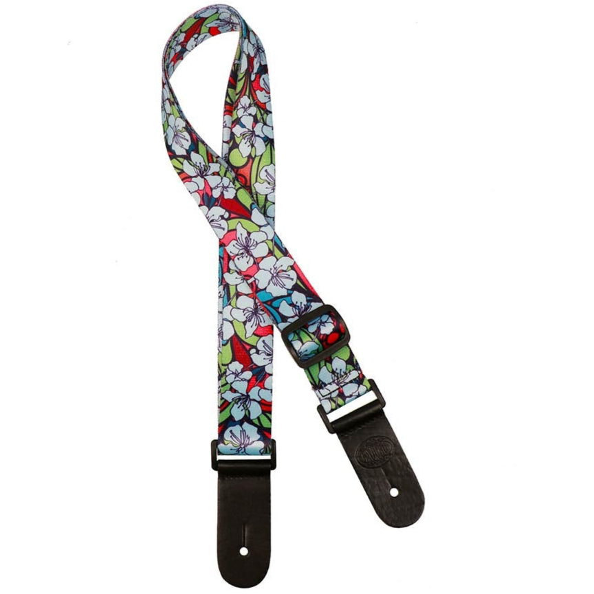 Gaucho Professional Ukulele Strap With Leather Ends GSTU-80-BU