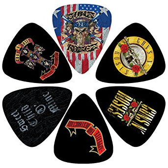 Guns 'n' Roses Guitar Plectrum Pick Set 6 Pack