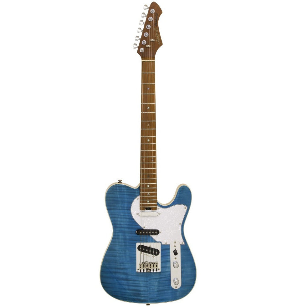 Aria Pro II Nashville Electric Guitar Turquoise Blue 615 MK2 TQBL