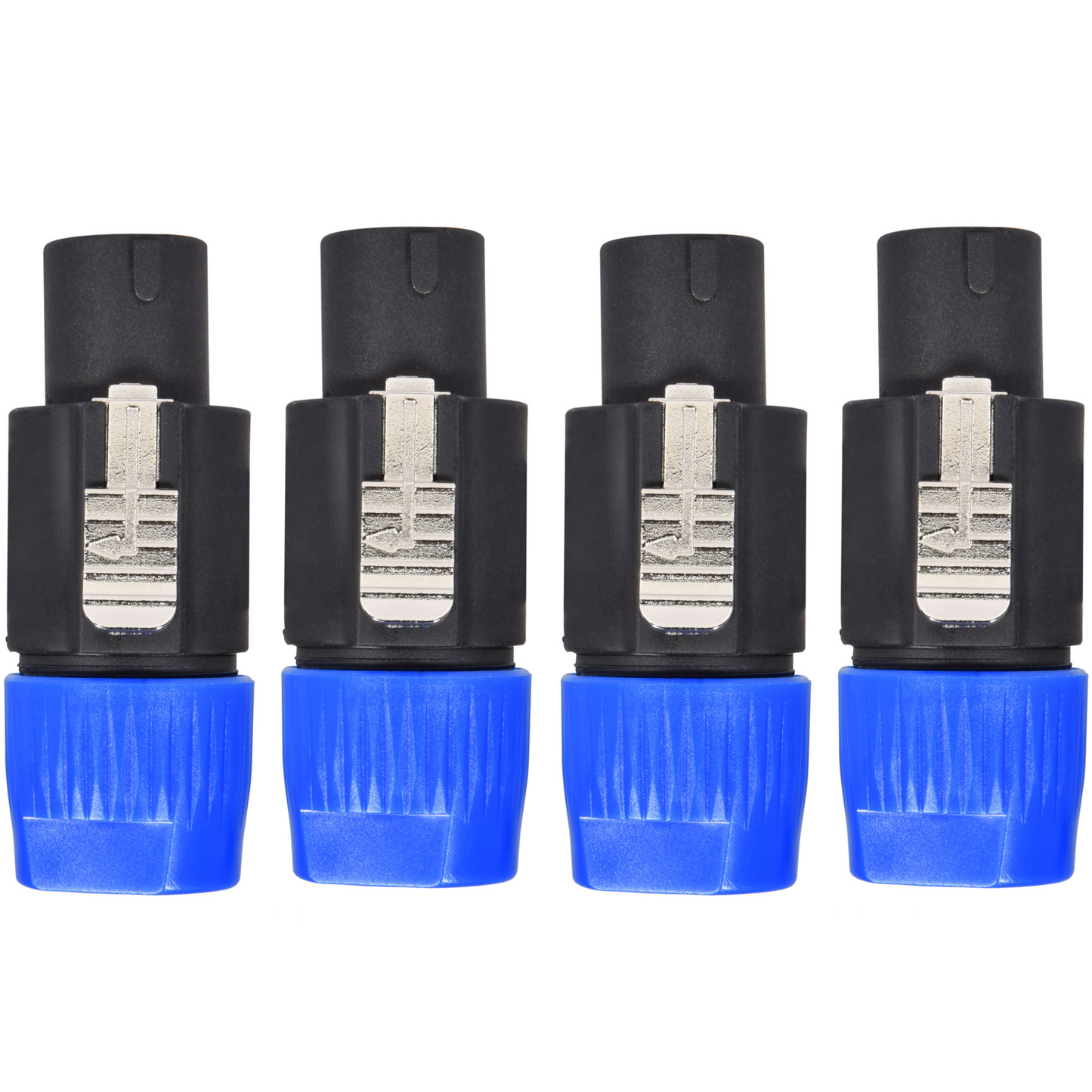 Speakon Bundle Speaker Plug Connector Latched 4 Pole Set of 4 6-10 mm Cable