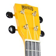 Mahalo Smiley Face Soprano Ukulele Design with FREE Bag