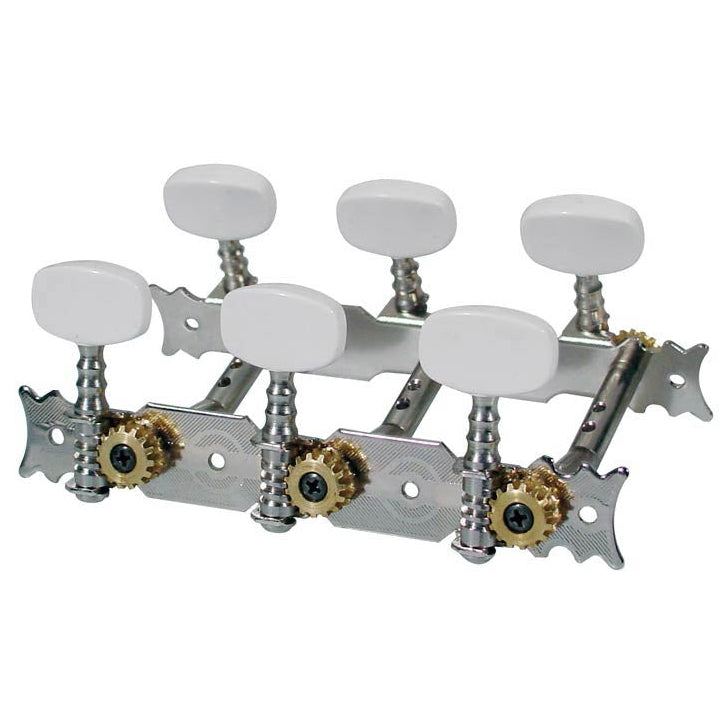 Guitar Machine Tuning Heads Double Drilled Classical Folk Guitar 3 Per Side 