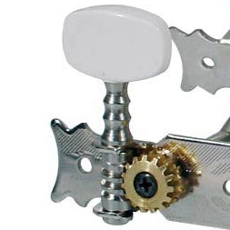 Guitar Machine Tuning Heads Double Drilled Classical Folk Guitar 3 Per Side 