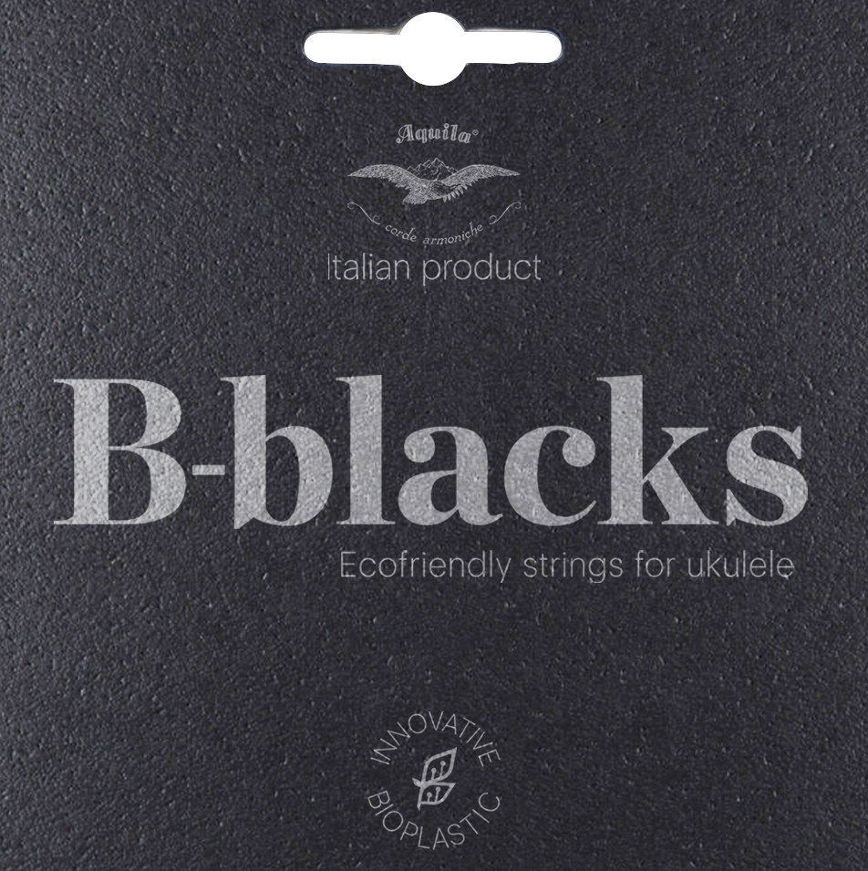 Aquila B-Blacks Soprano or Concert Ukulele String Set GCEA 180U