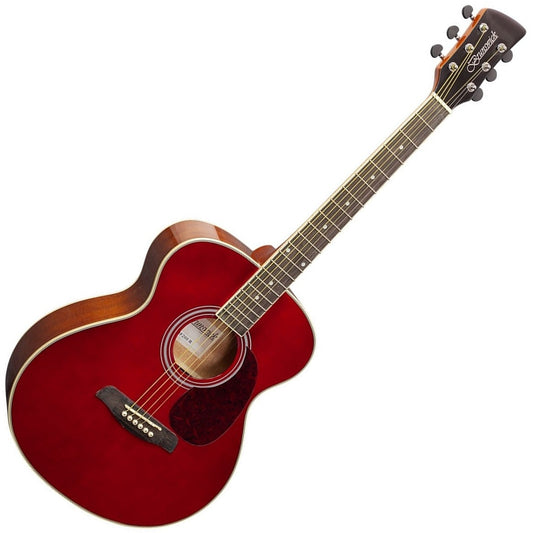 Brunswick Acoustic Guitar Red Gloss Finish BF200R