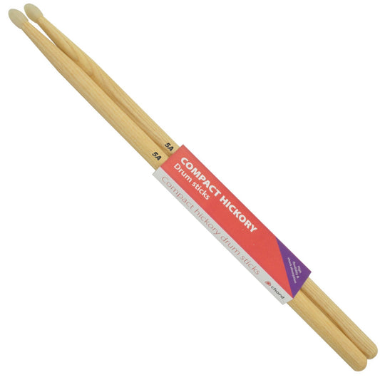 Hickory Drumsticks 5A NYLON TIP Compact Pair - Chord H5ANC