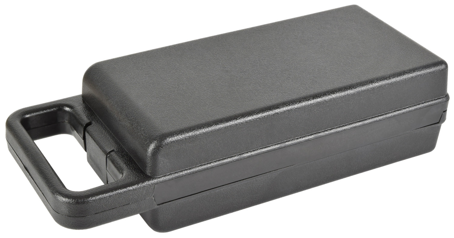 Citronic DM15 dynamic vocal microphone with a metal body, a black colour scheme, a blue trim around the grille, and an XLR connection.