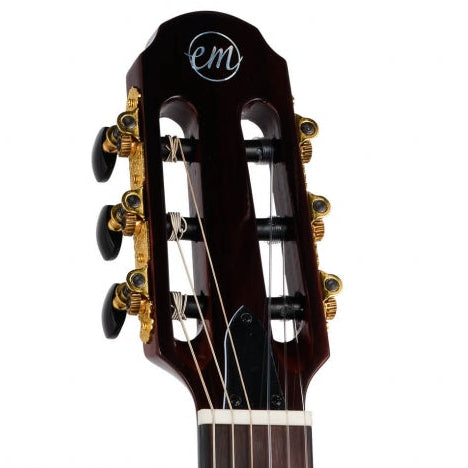 Tanglewood Thinline Electro Acoustic Classical Guitar - Black EMDC8BK