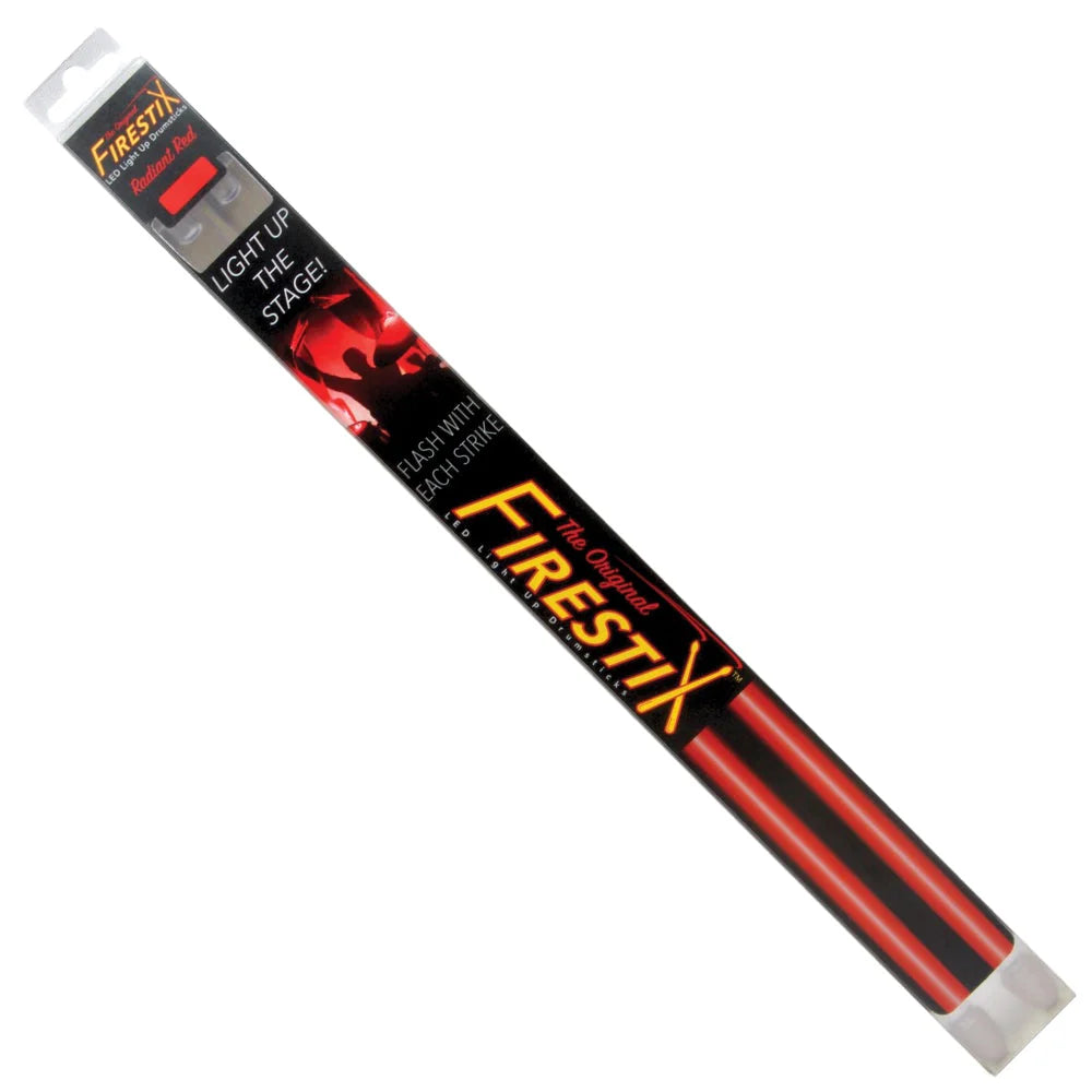 Light Up FireStix Drumsticks In Radiant Red