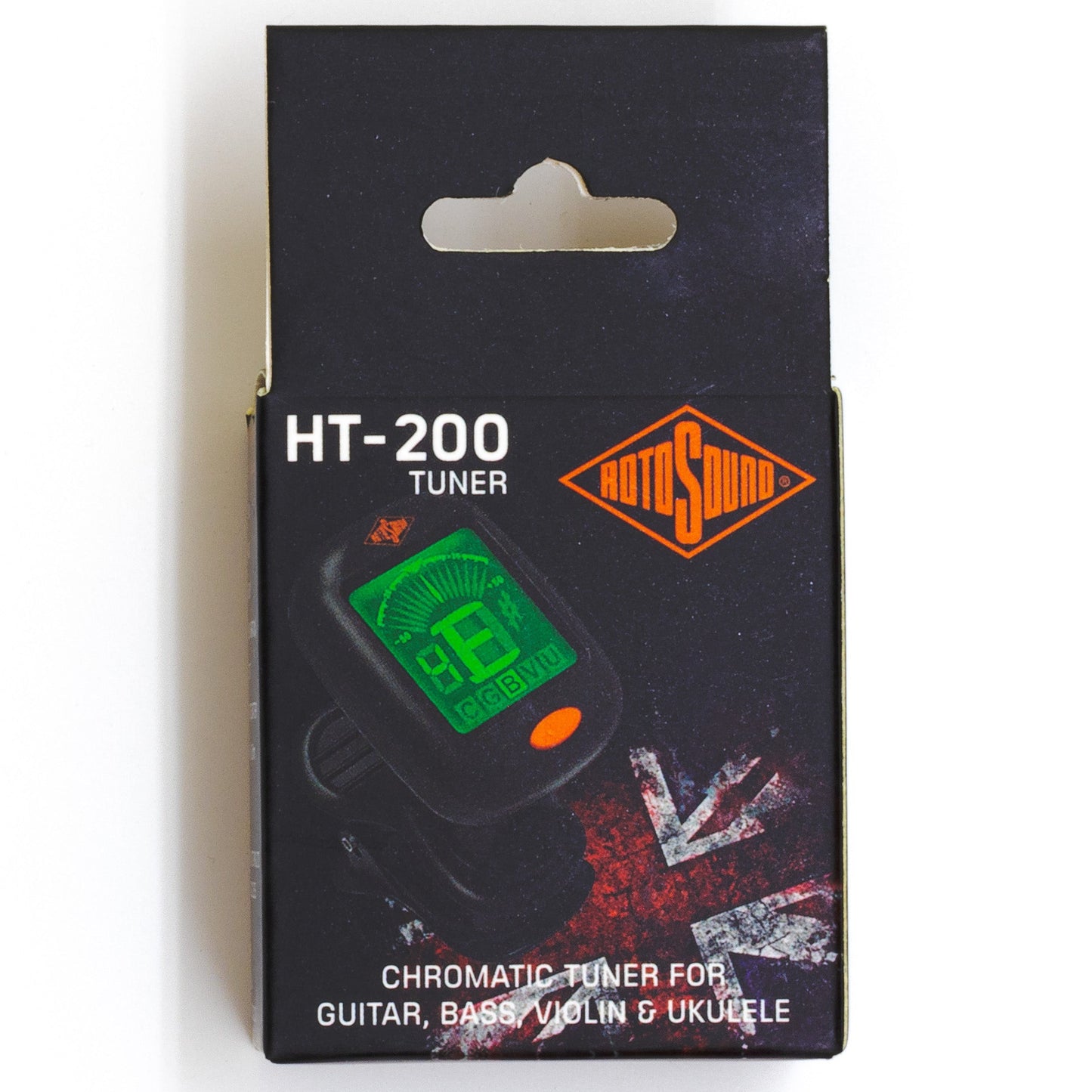 Rotosound Clip-On Chromatic Tuner for Guitar Bass Violin Ukulele - HT-200