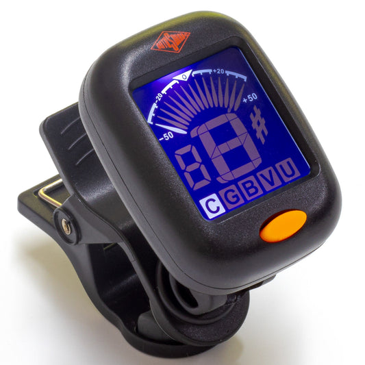 Rotosound Clip-On Chromatic Tuner for Guitar Bass Violin Ukulele - HT-200