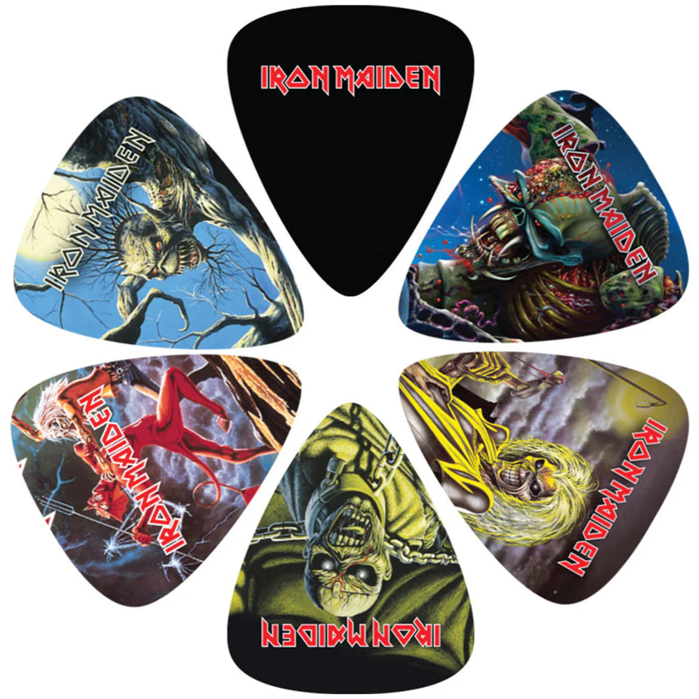 Iron Maiden Guitar Plectrum Pick Set of 6