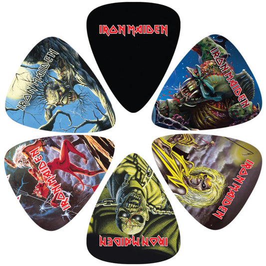Iron Maiden Guitar Plectrum Pick Set of 6