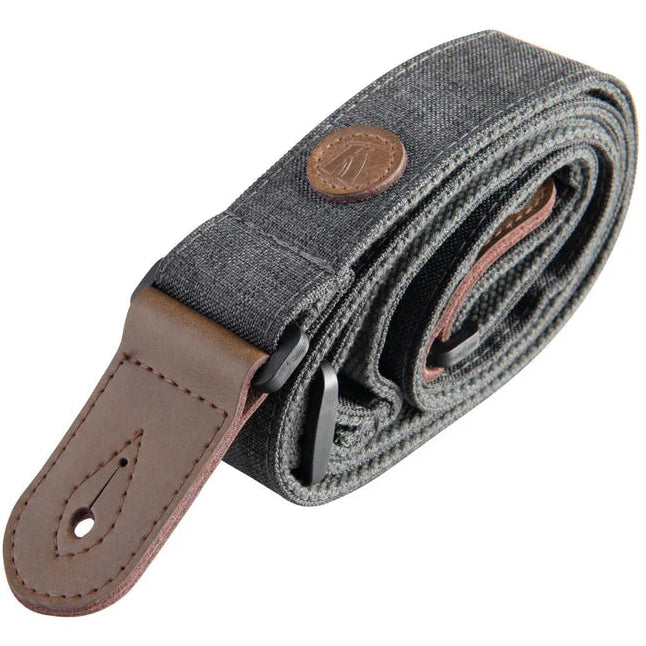 Kala Brand Sonoma Coast Deluxe Ukulele Strap - Charcoal