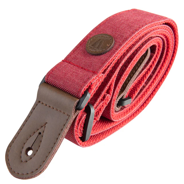 Kala Brand Sonoma Coast Deluxe Ukulele Strap - Red