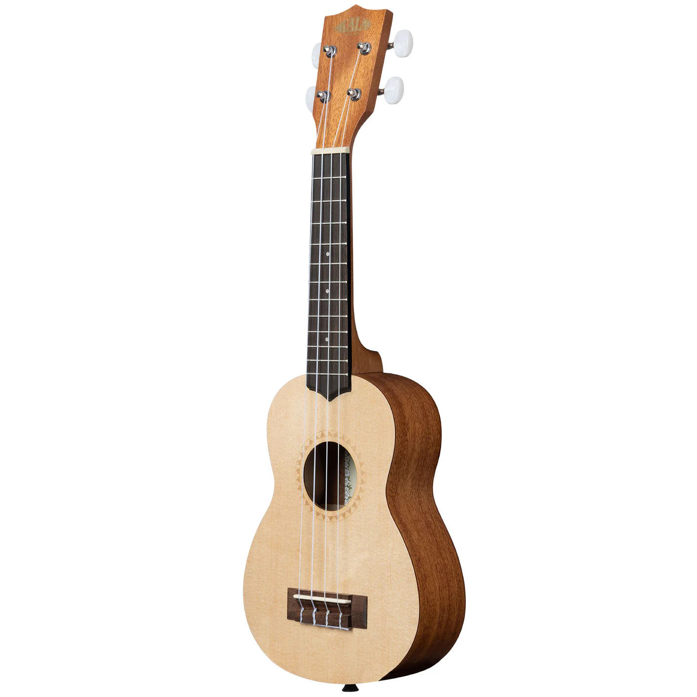 Kala Brand Satin Spruce Top Mahogany Soprano Ukulele KA-15S-S