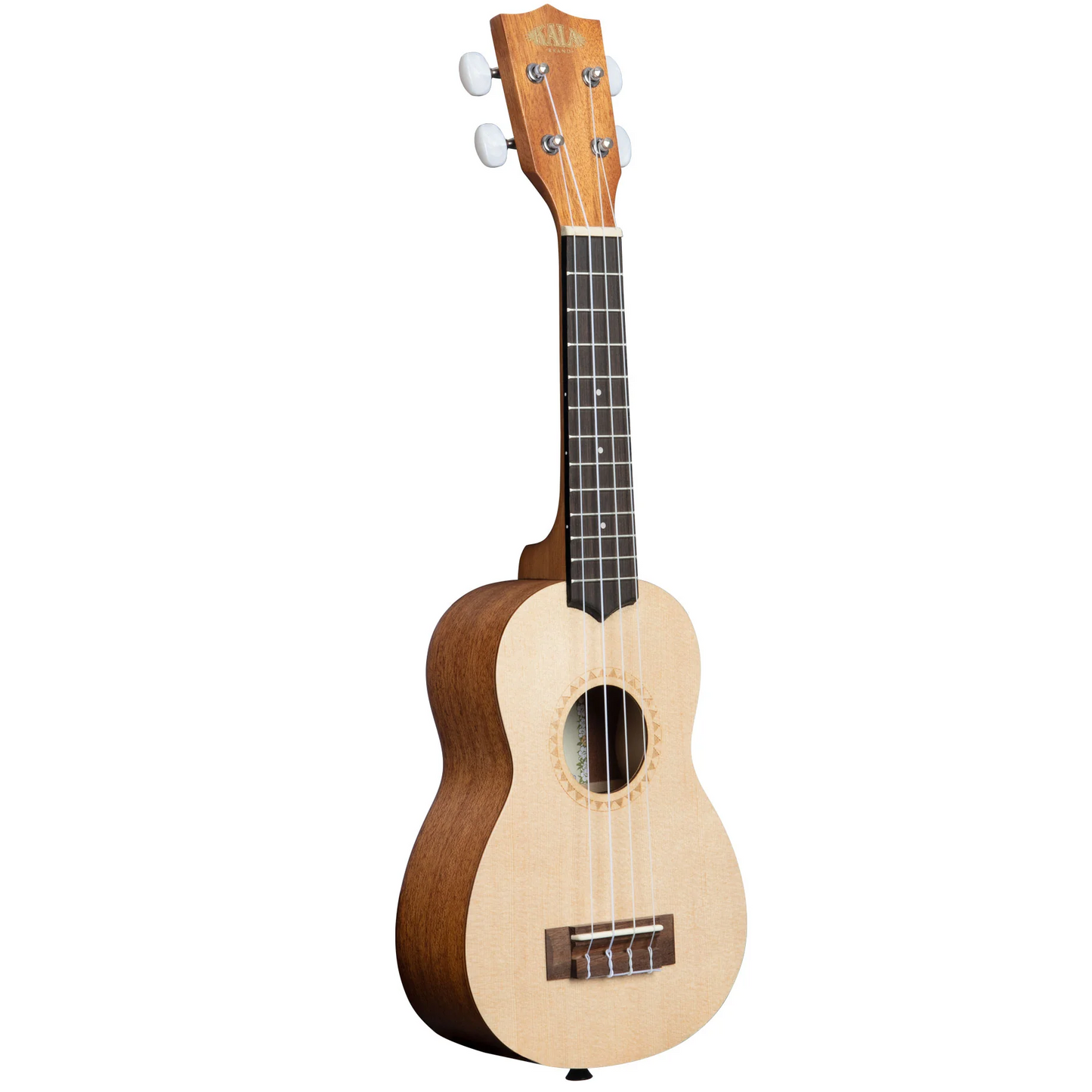 Kala Brand Satin Spruce Top Mahogany Soprano Ukulele KA-15S-S