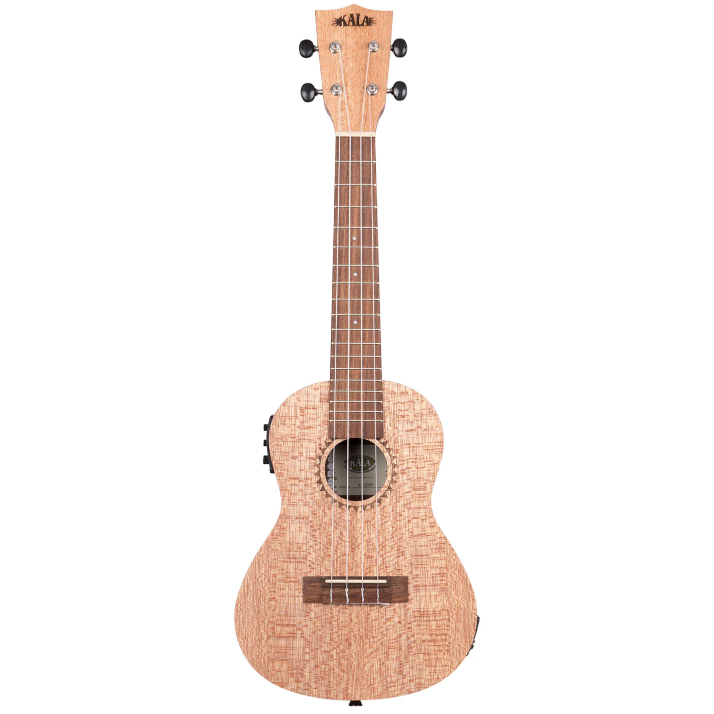 Kala Burled Meranti Concert Electro Ukulele - KA-20CE