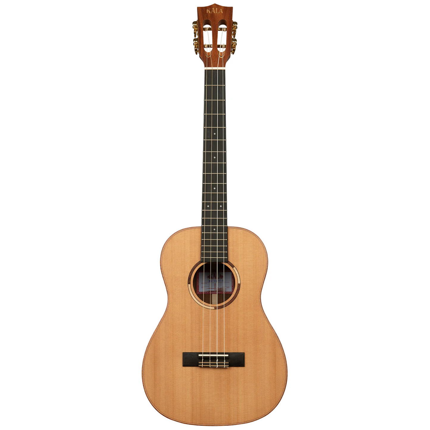 Kala Brand All Solid Cedar Top Pau Ferro Baritone Ukulele