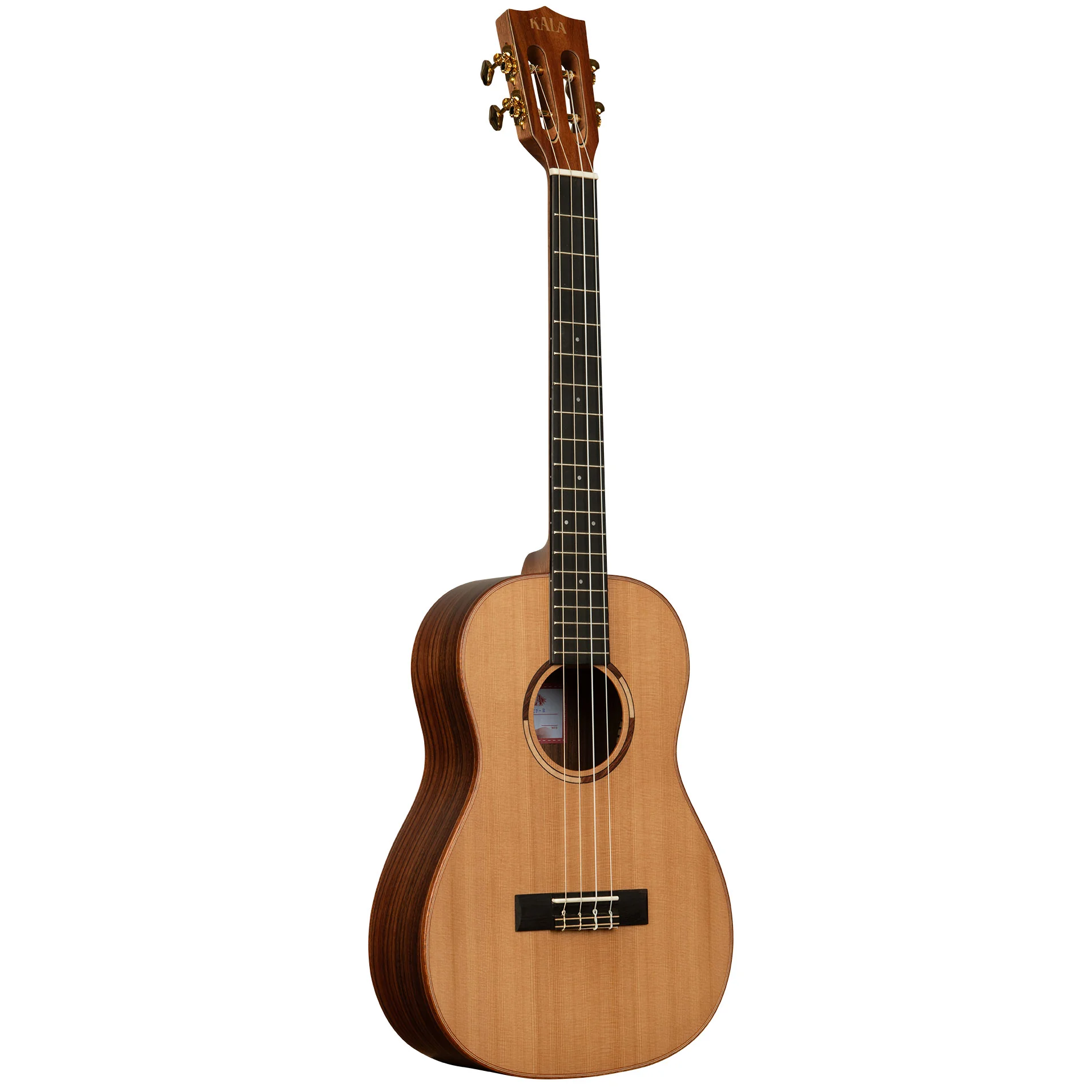 Kala Brand All Solid Cedar Top Pau Ferro Baritone Ukulele