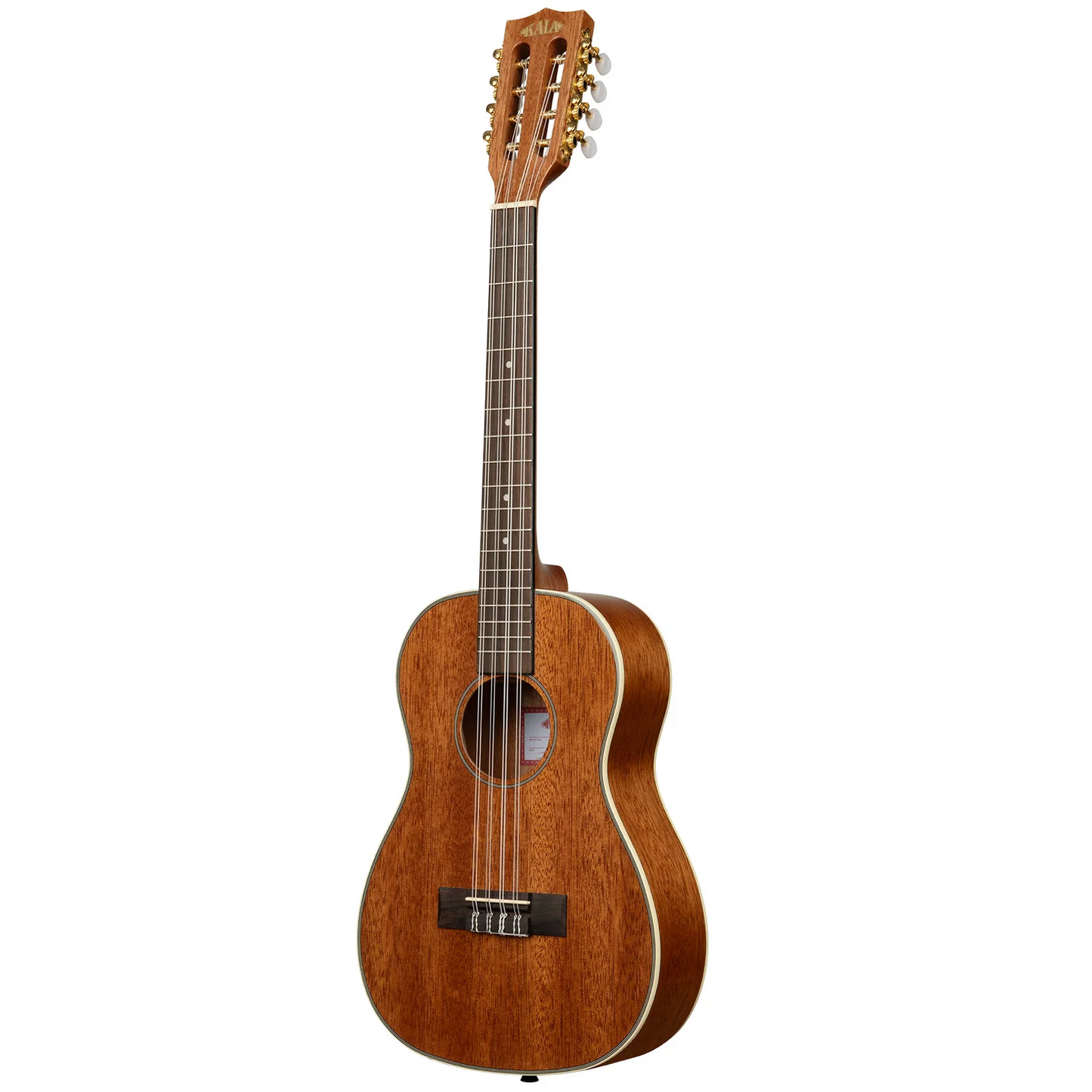 Kala Brand Gloss Mahogany Baritone 8-String Ukulele KA-BG8