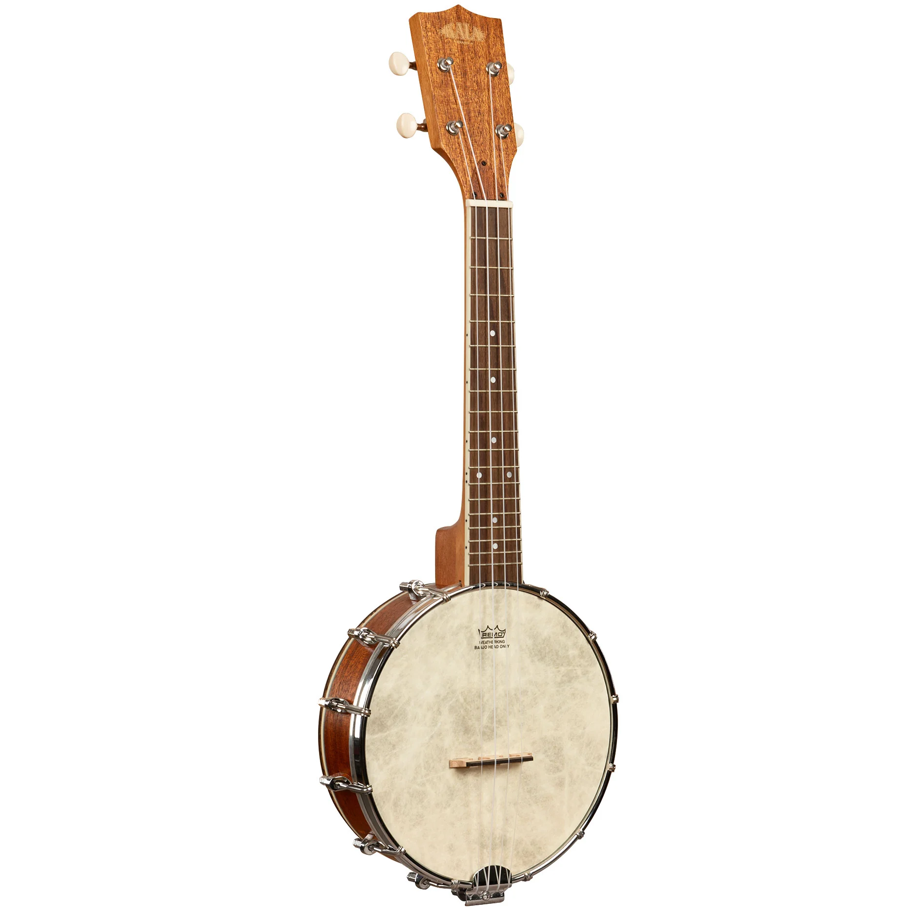 Kala Brand Concert Banjo Ukulele Banjolele & Gig Bag - Natural Mahogany