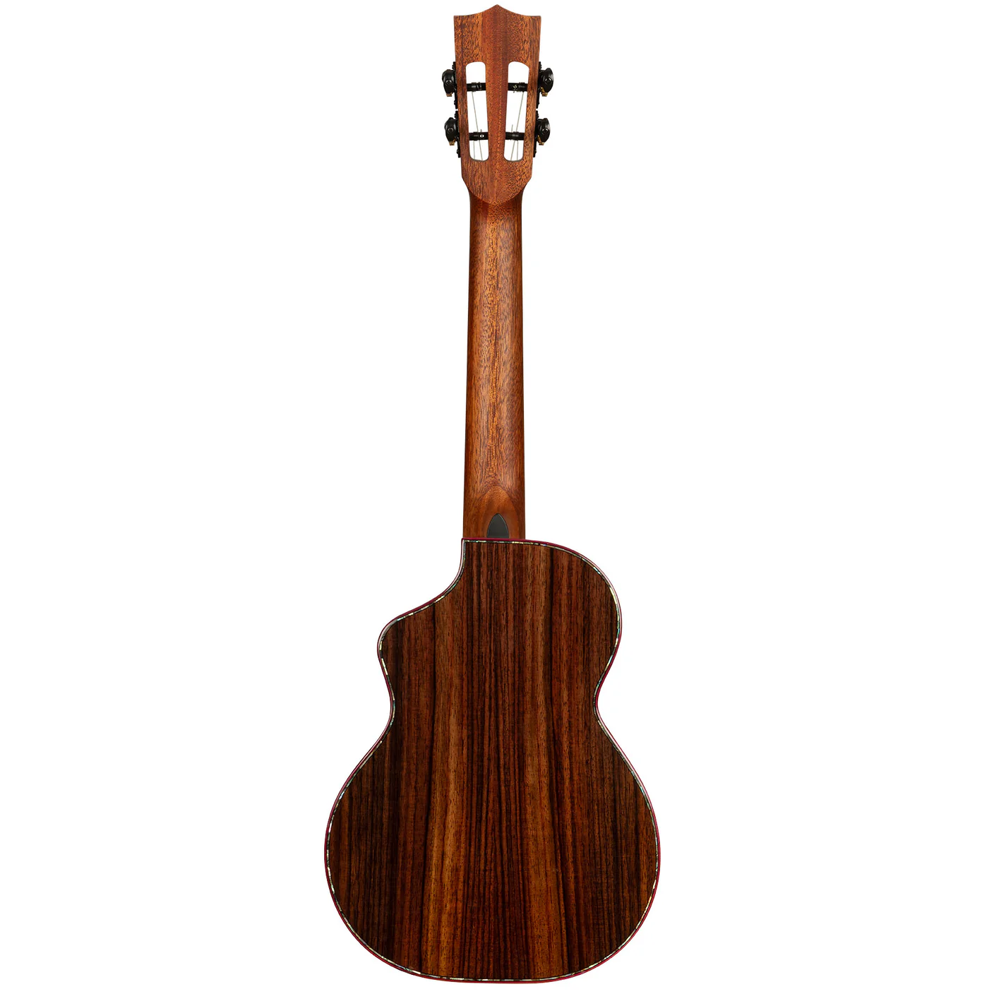Kala Brand Contour Deluxe Solid Gloss Spruce Rosewood Tenor Ukulele