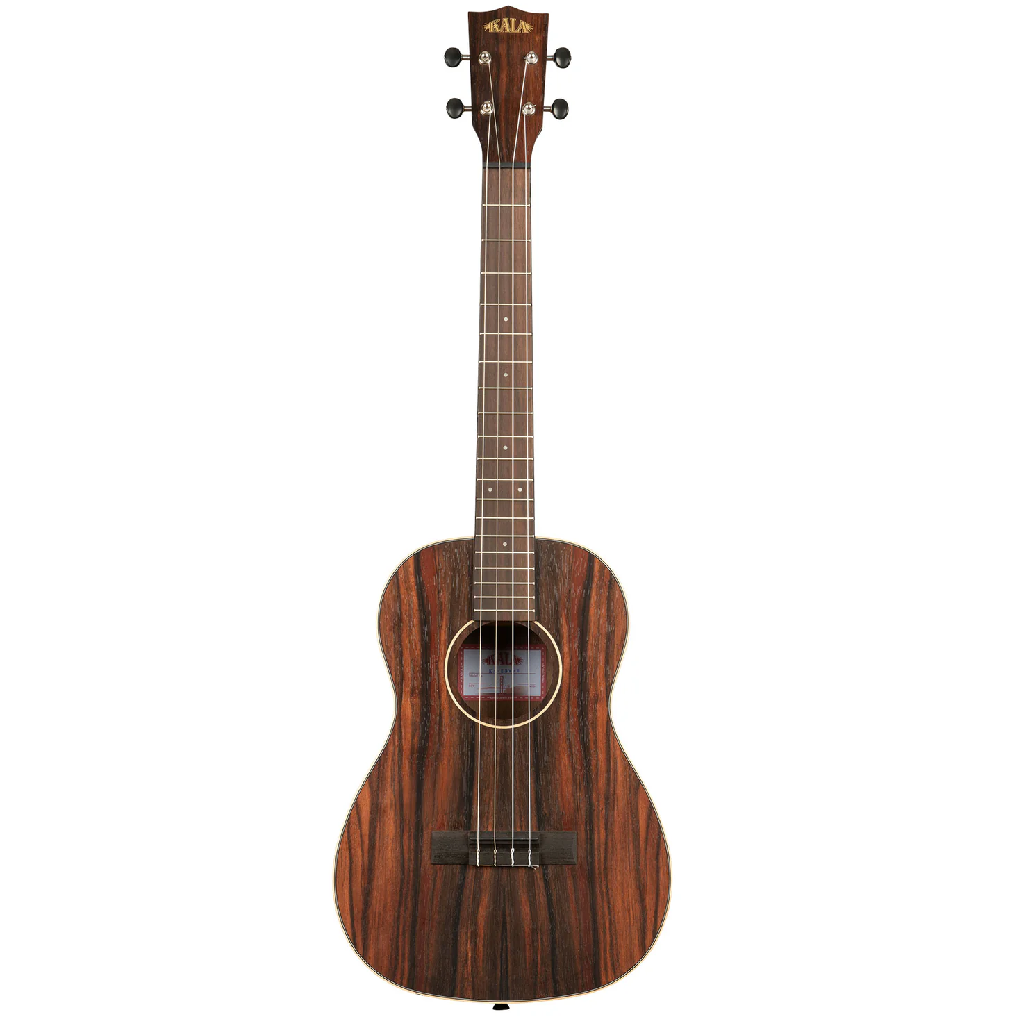 Kala Baritone Ukulele Striped Ebony KA-EBY-B