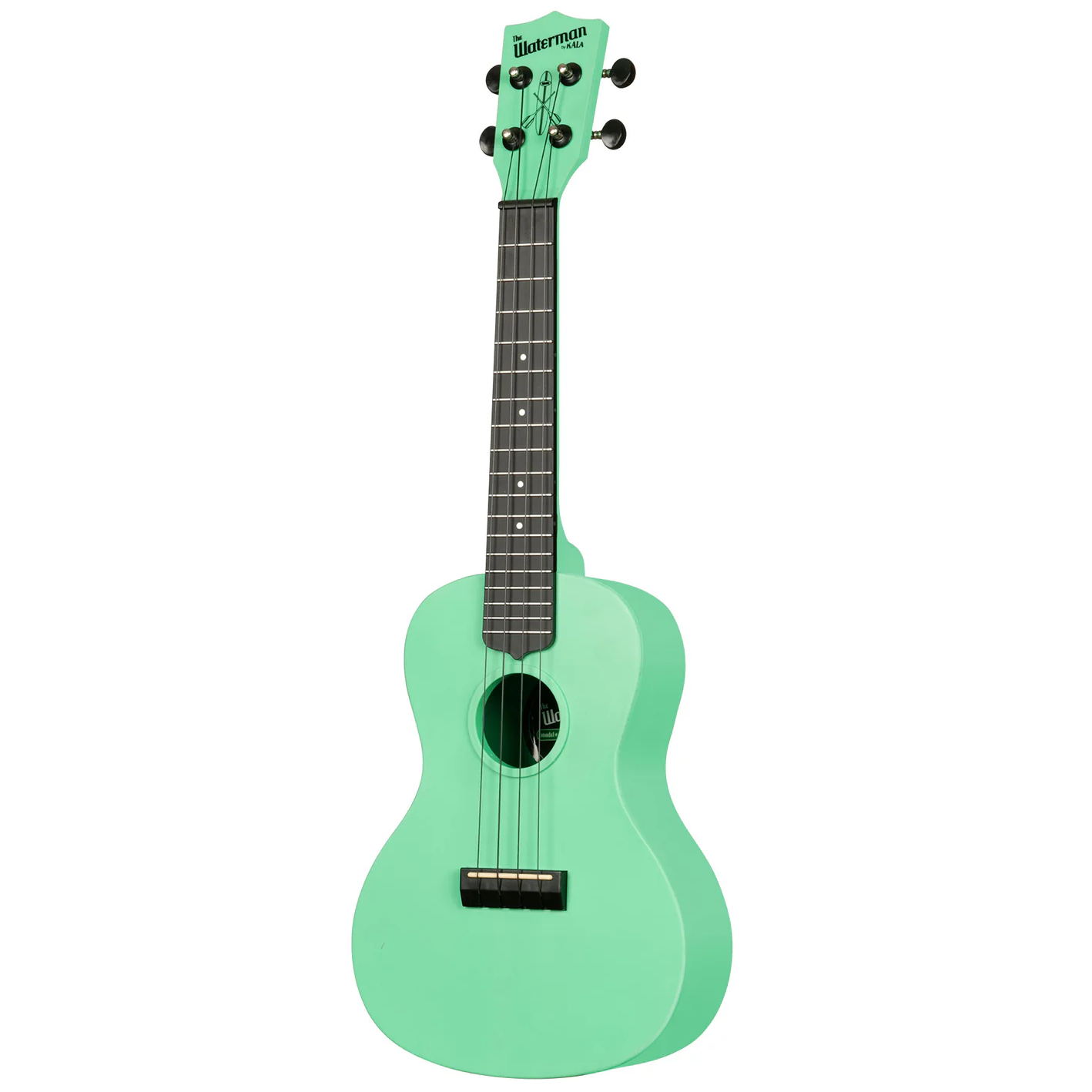 Kala Waterman Concert Ukulele - Sea Foam Green