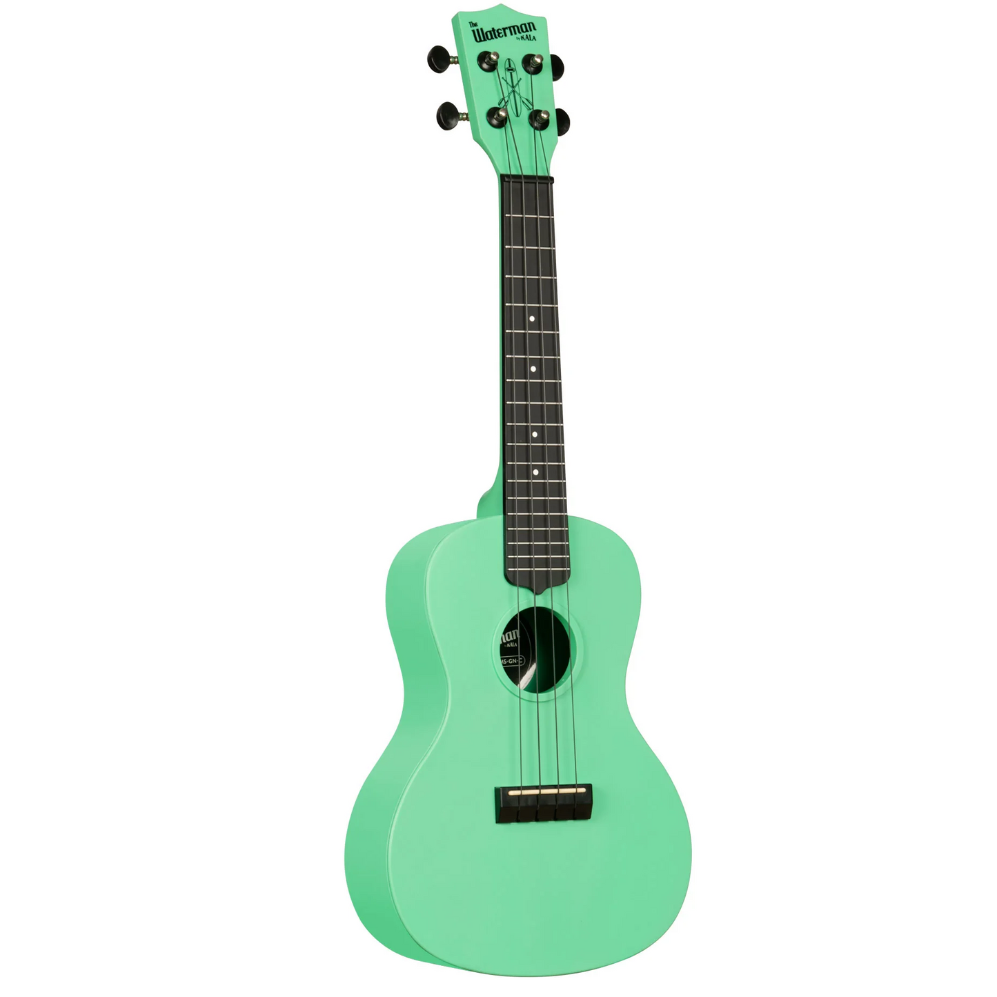 Kala Waterman Concert Ukulele - Sea Foam Green