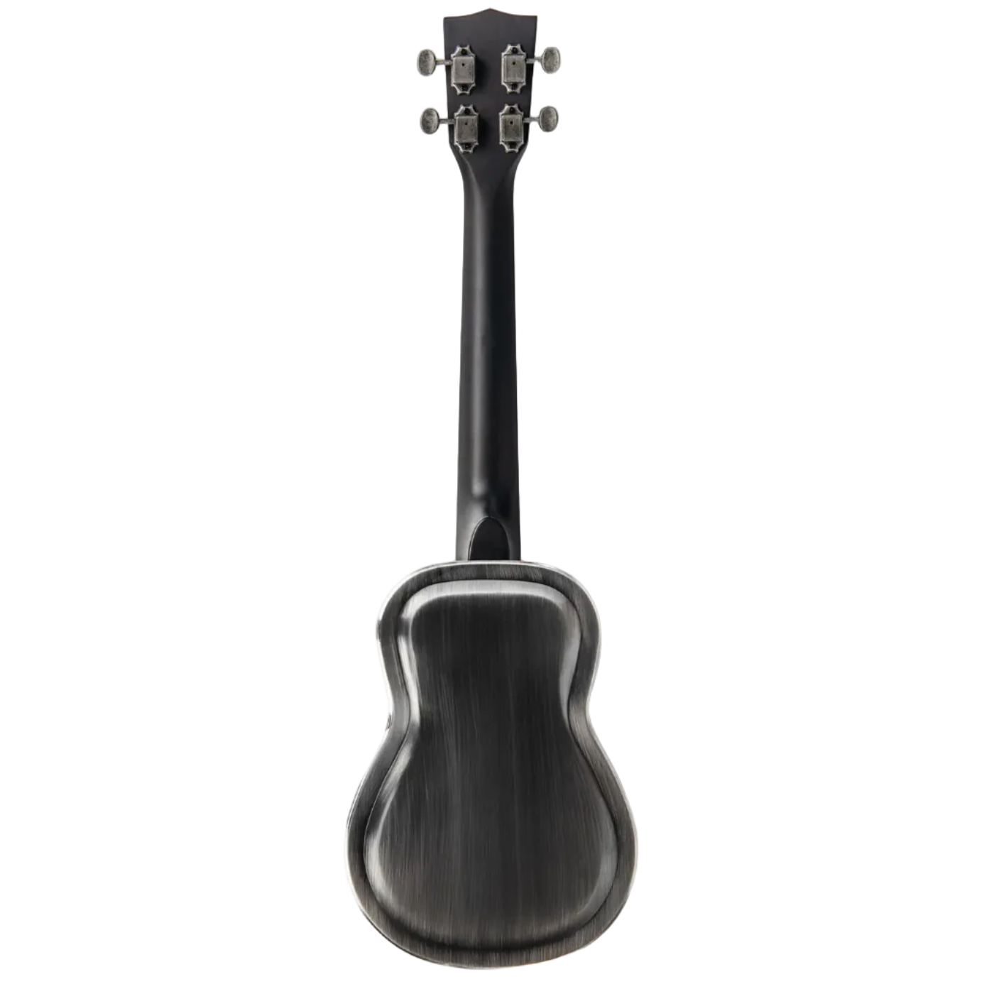 Kala Brand Brushed Nickel Tenor Resonator Ukulele with Gig Bag