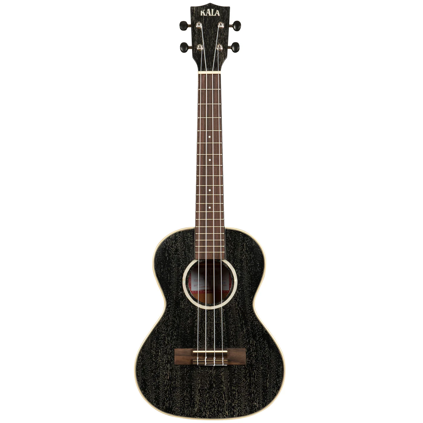 Kala Brand All Solid Salt & Pepper Doghair Mahogany Tenor Ukulele