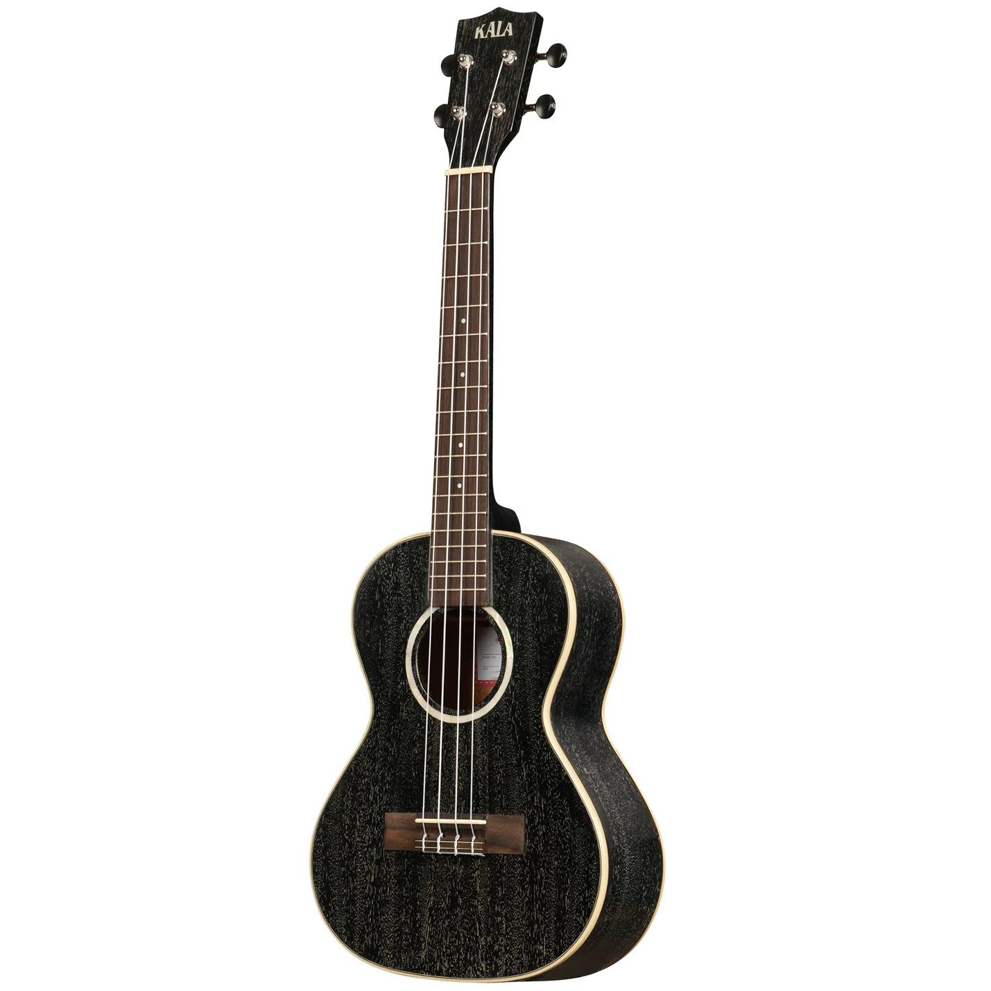 Kala Brand All Solid Salt & Pepper Doghair Mahogany Tenor Ukulele