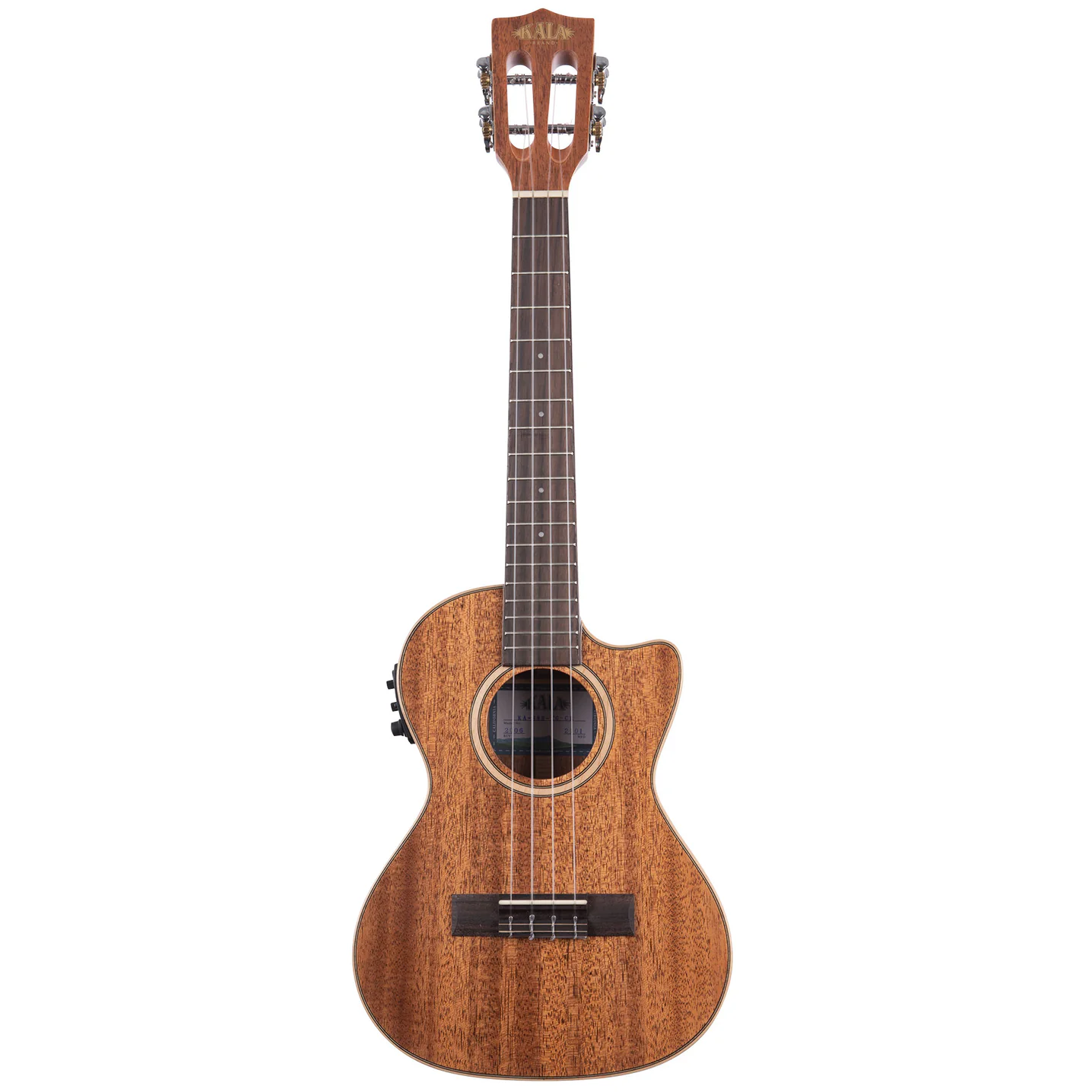 Kala Brand Solid Mahogany Tenor Electro Cutaway Ukulele KA-SMH-TG-CE