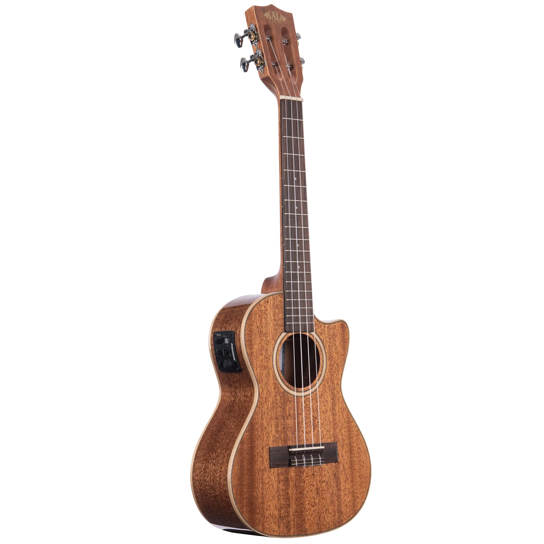 Kala Brand Solid Mahogany Tenor Electro Cutaway Ukulele KA-SMH-TG-CE