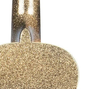 Kala Brand Star Dust Gold Sparkle Concert Ukulele - KA-SPRK-GOLD